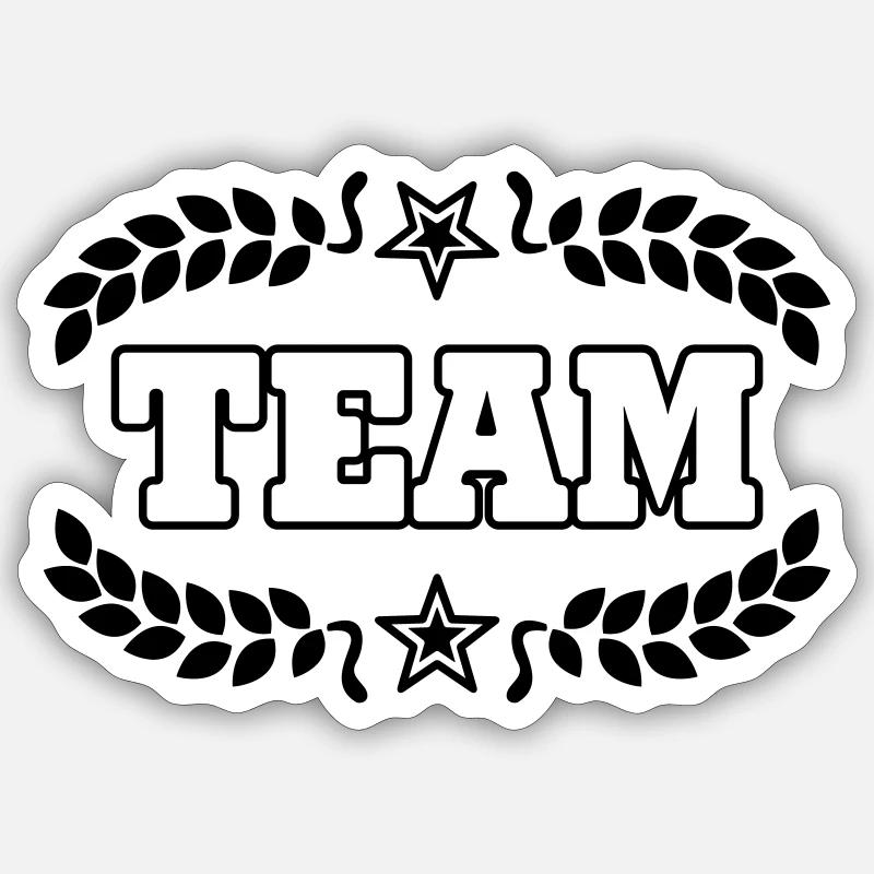 Team Sticker taille S (10 x 10 cm)
