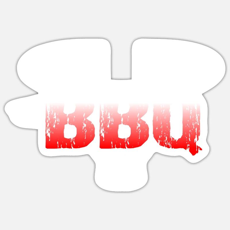 BBQ Sticker size S (10 x 10 cm)