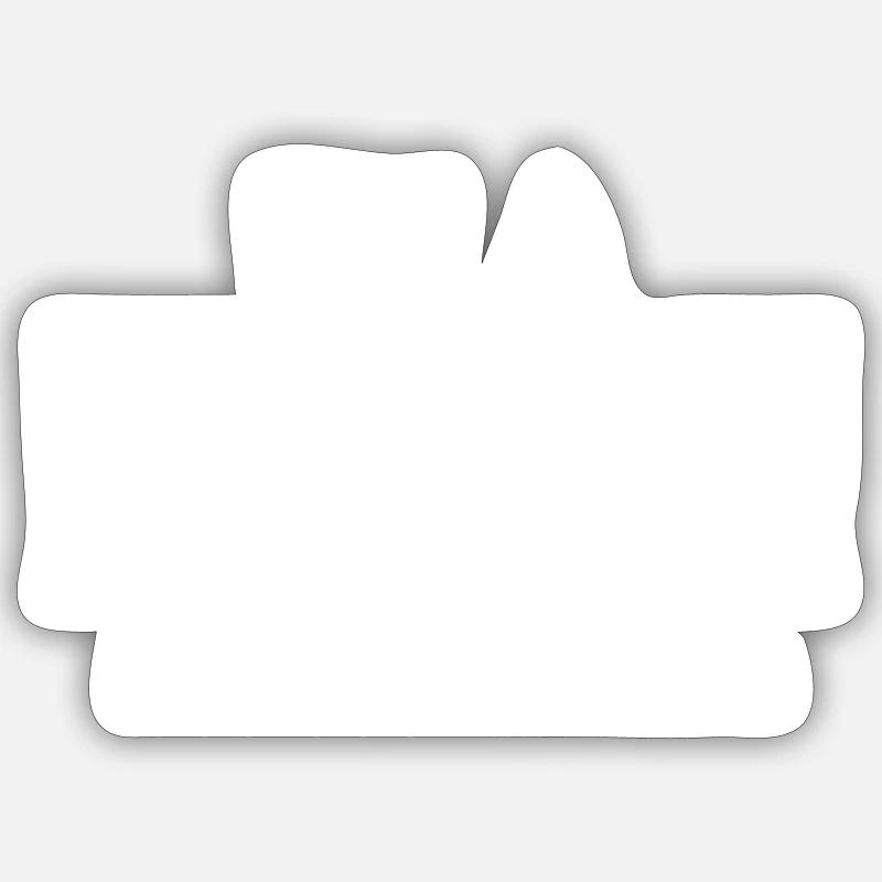 Lehrer - Sticker Größe S (10 x 10 cm) - Mattweiß