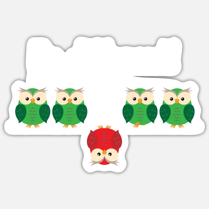 Be Different! Spaß Spruch Slogan Anders sein Sticker Größe S (10 x 10 cm)