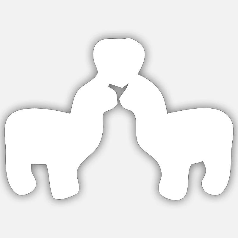 Sticker Größe S (10 x 10 cm) - 