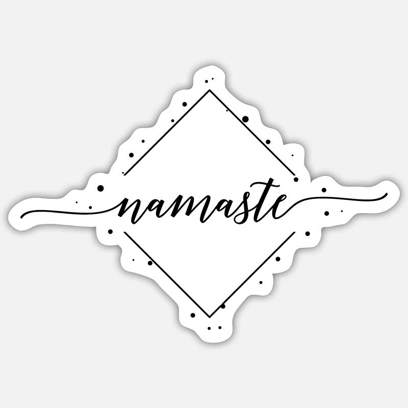 (namanste_swing) Sticker Größe S (10 x 10 cm)