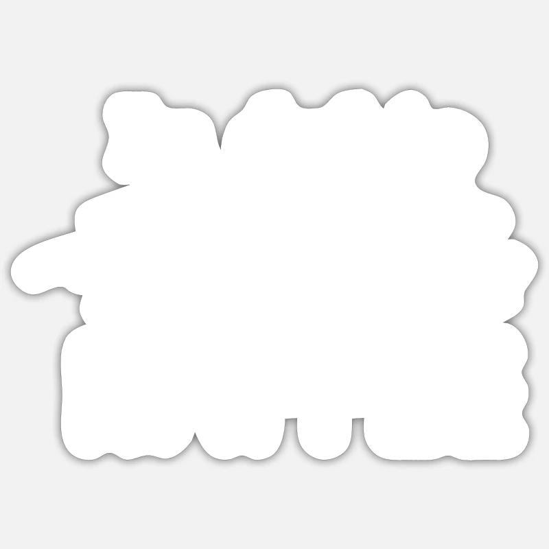 Kaffee Spruch lustig Gericht IN DUBIO PRO KAFFEE - Sticker Größe S (10 x 10 cm) - Mattweiß