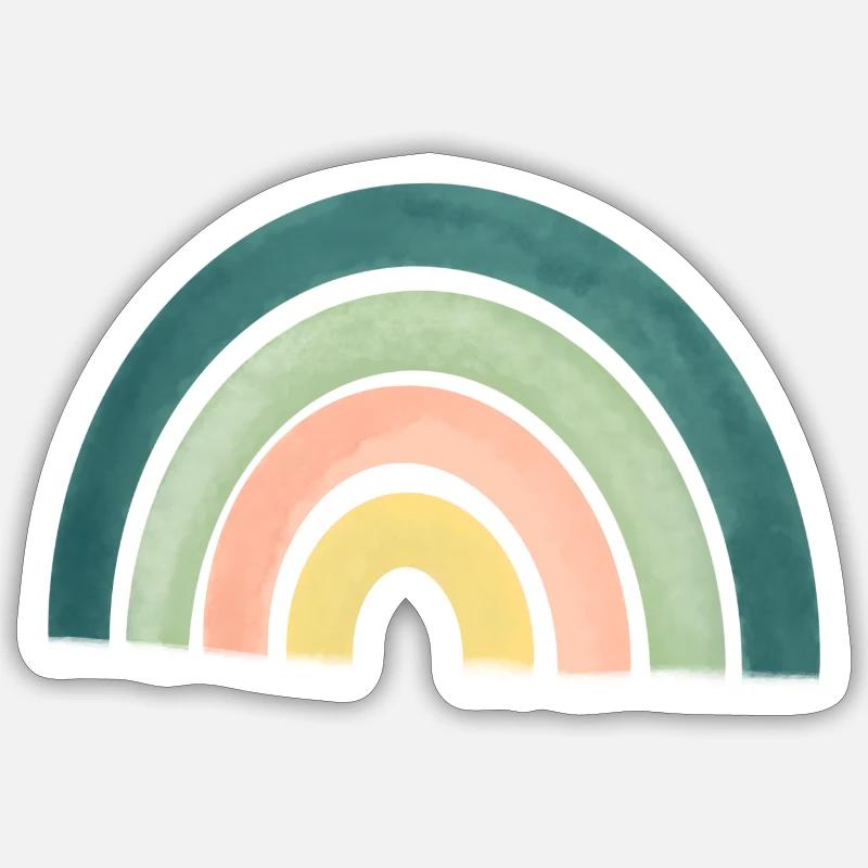 Regenbogen Sticker Größe S (10 x 10 cm)