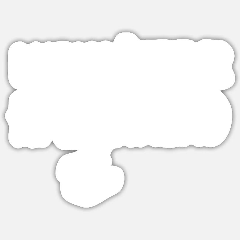 Brunsbütteler Hafenkind - Sticker Größe S (10 x 10 cm) - Mattweiß