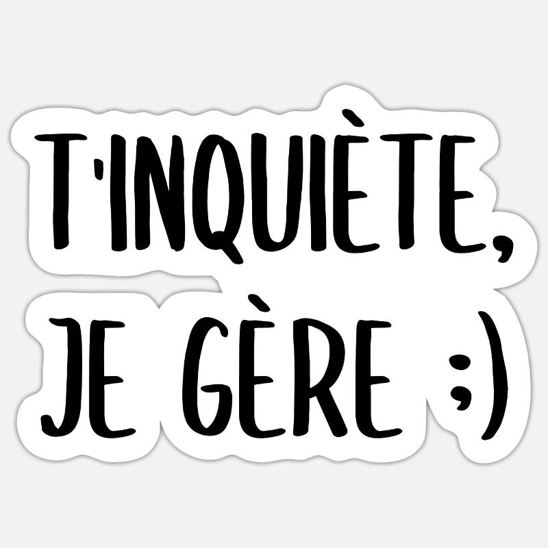Sticker taille S (10 x 10 cm) - 