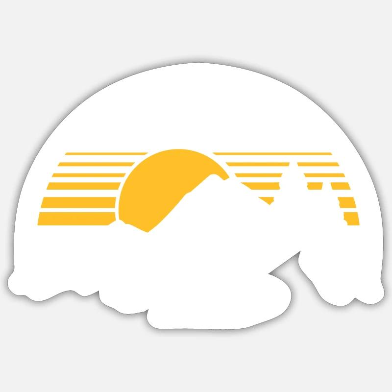 Berge Sticker Größe S (10 x 10 cm)