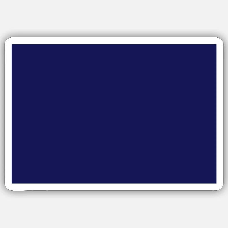 Customizable with a navy background Sticker size S (10 x 10 cm)