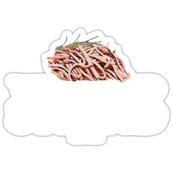 Geil Geiler Wurschd Salad Wurst Salat Schwaben - Sticker Größe S (10 x 10 cm) - Mattweiß - Vorne