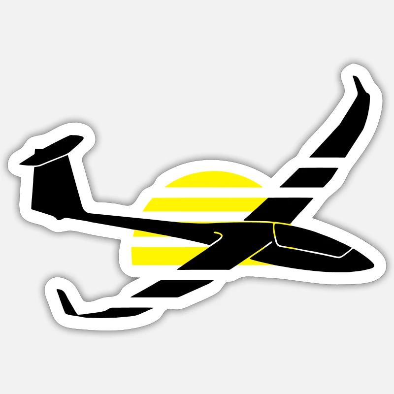 Planeurs plan Sticker taille S (10 x 10 cm)