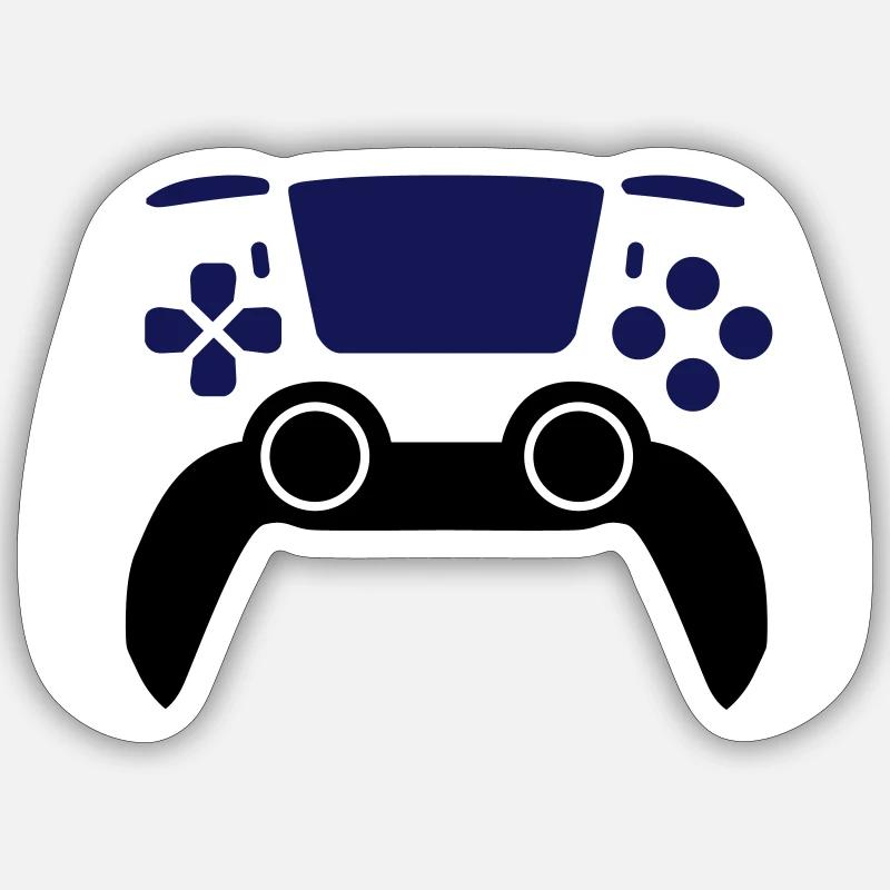 Generic Game Controller - Sticker size S (10 x 10 cm) - white matte