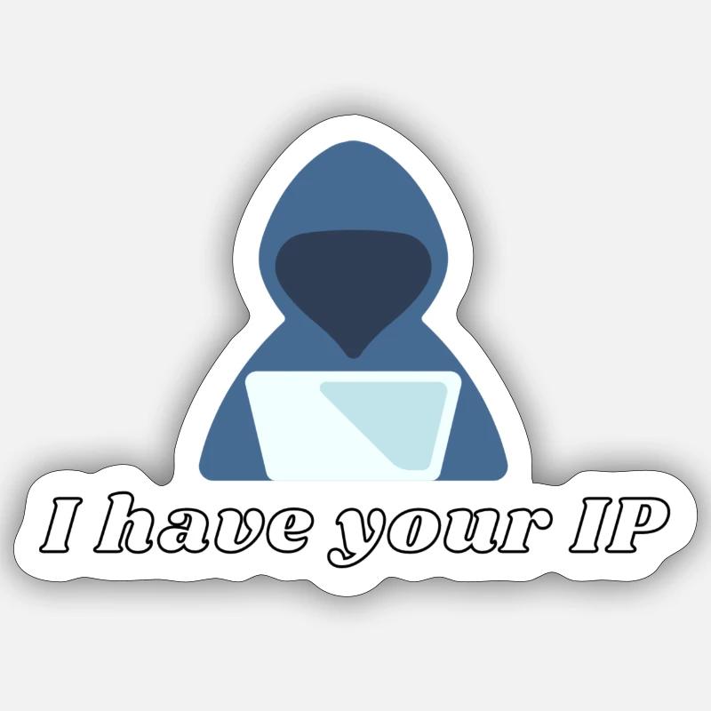 IP Computer Scientist Programmer It Coding Sticker size S (10 x 10 cm)