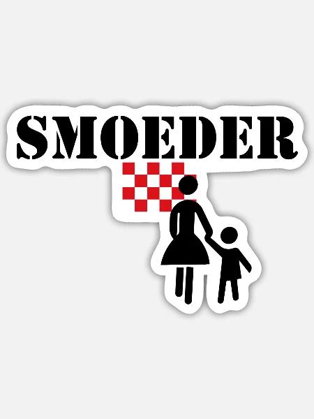 - Sticker size S (10 x 10 cm) - white matte