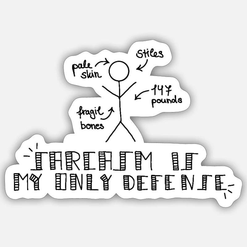 Sarcasm Graphique Sticker taille S (10 x 10 cm)