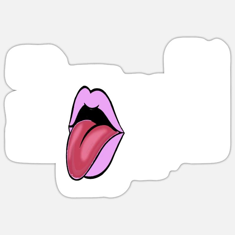 Sour - Sticker size S (10 x 10 cm) - white matte