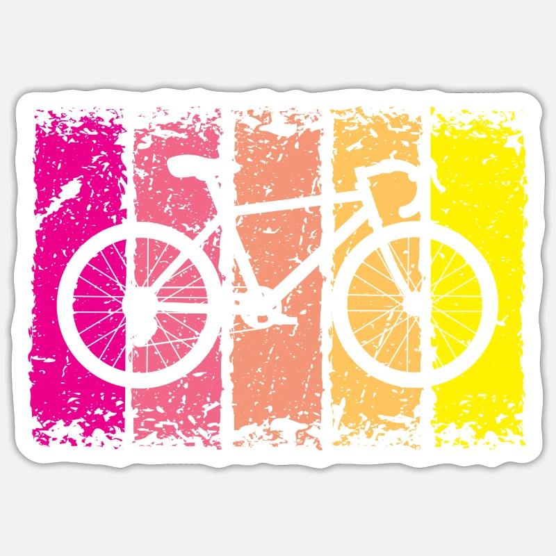 bicycle Sticker size S (10 x 10 cm)