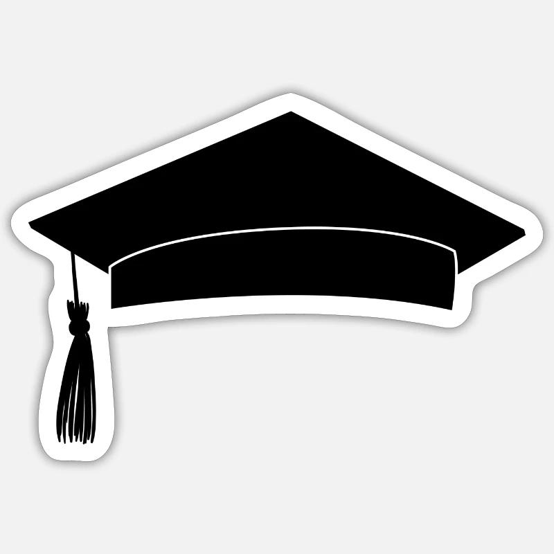 PhD PhD Student Gift - Sticker size S (10 x 10 cm) - white matte