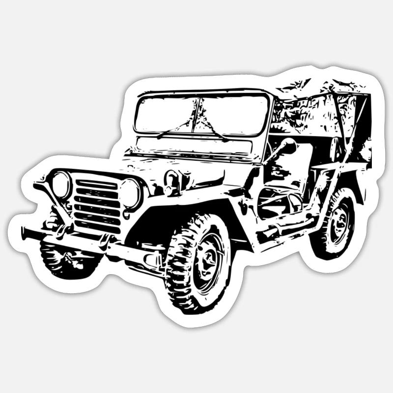 Auto - Sticker Größe S (10 x 10 cm) - Mattweiß