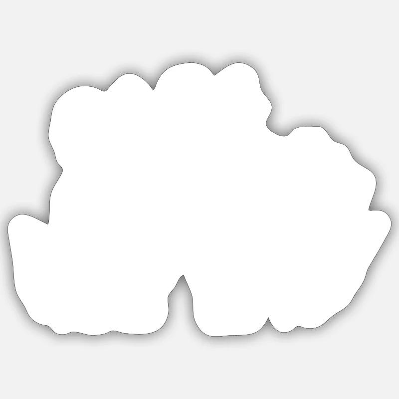 printfile front - Sticker size S (10 x 10 cm) - white matte