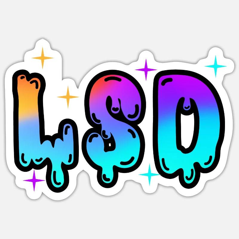 LSD by The Manzanita´s Sticker Größe S (10 x 10 cm)