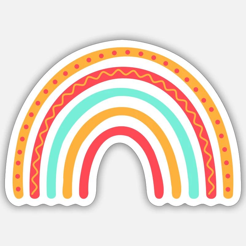 Regenbogen Sticker Größe S (10 x 10 cm)