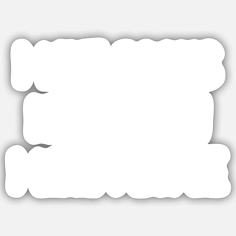 Books - Sticker size S (10 x 10 cm) - white matte