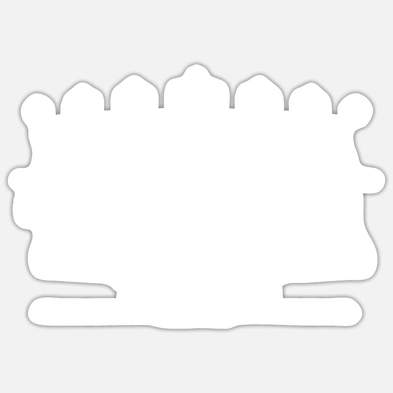 Teresa - Sticker taille S (10 x 10 cm) - blanc mat