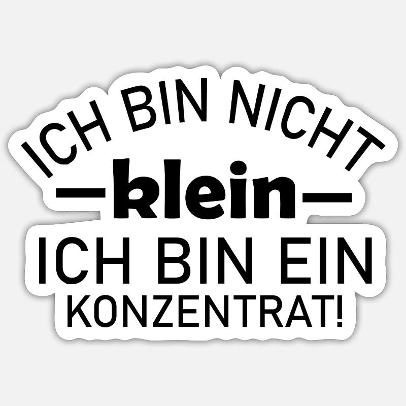 Fun Spaß Lustige - Sticker Größe S (10 x 10 cm) - Mattweiß
