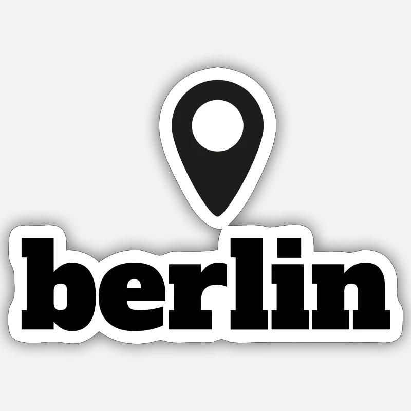 Berlin Sticker Größe S (10 x 10 cm)