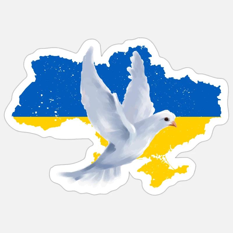 Map Ukrain Sticker size S (10 x 10 cm)