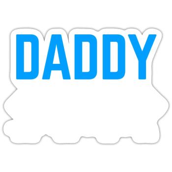 Papa Instructions d’utilisation Papa Gift Birth - Sticker taille S (10 x 10 cm) - blanc mat - Devant