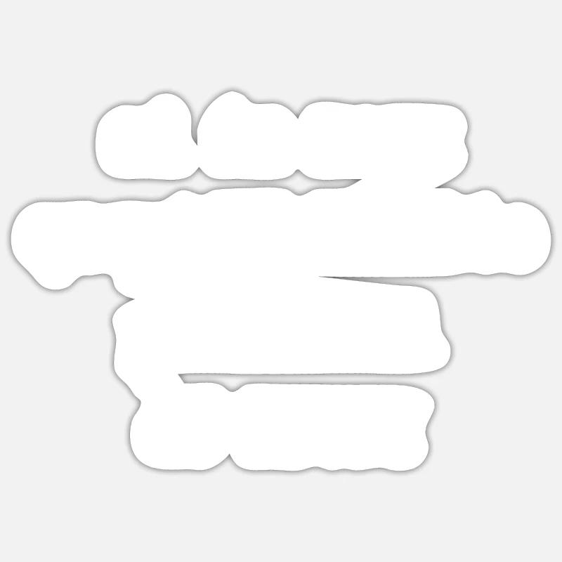 parle-moi de rugby - Sticker taille S (10 x 10 cm) - blanc mat