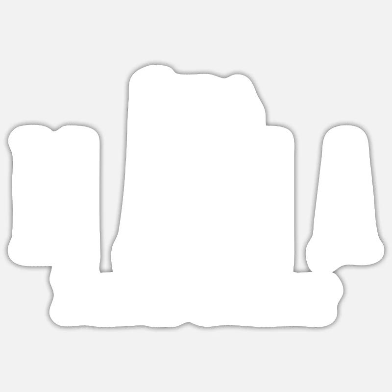 Sada Mama Bada Great (White) Sticker size S (10 x 10 cm)