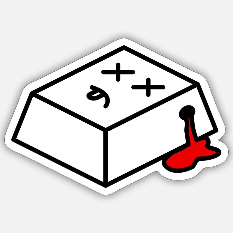 Sticker Größe S (10 x 10 cm) - 