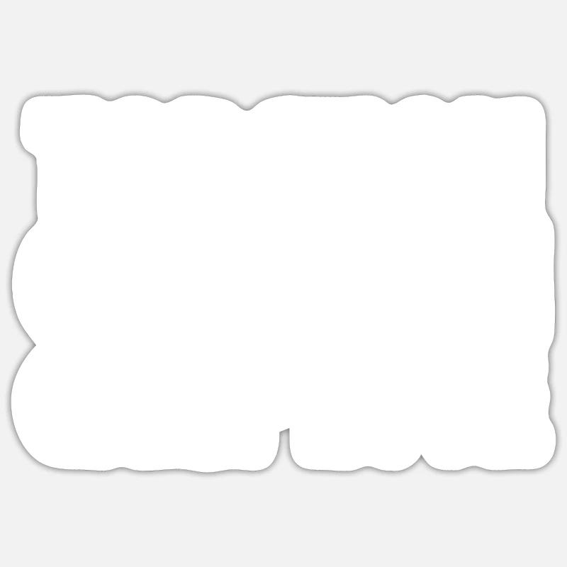 torchon chiffon carpette - Sticker taille S (10 x 10 cm) - blanc mat
