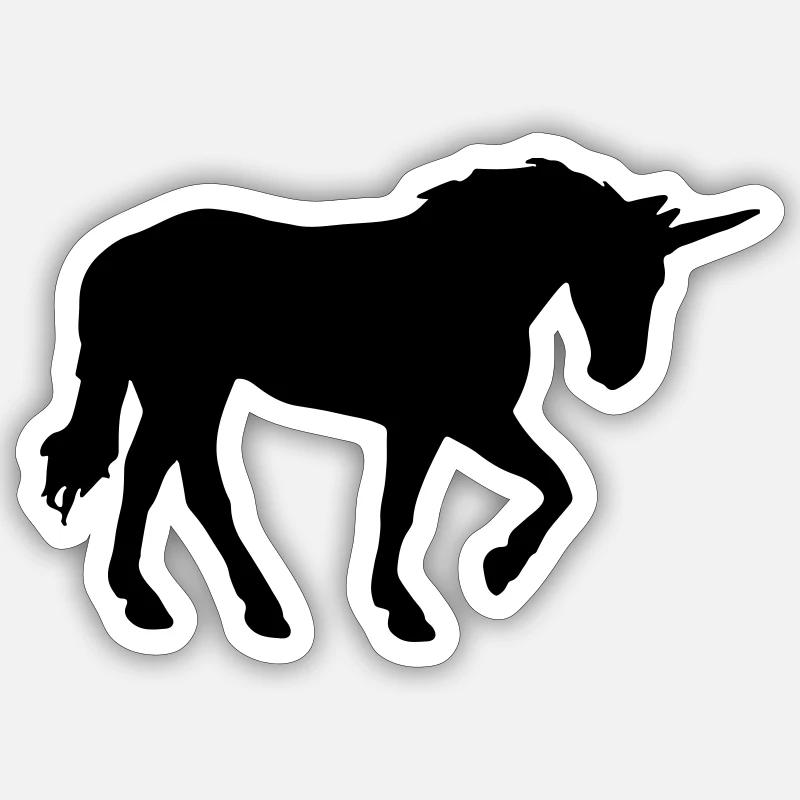 Unicorn Vector Graphics Sticker size S (10 x 10 cm)