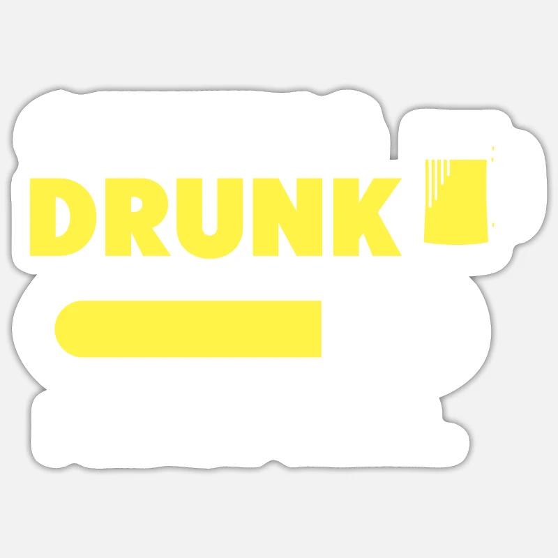 Alcohol Party Drinking Game Drinking Drunk Sticker size S (10 x 10 cm)