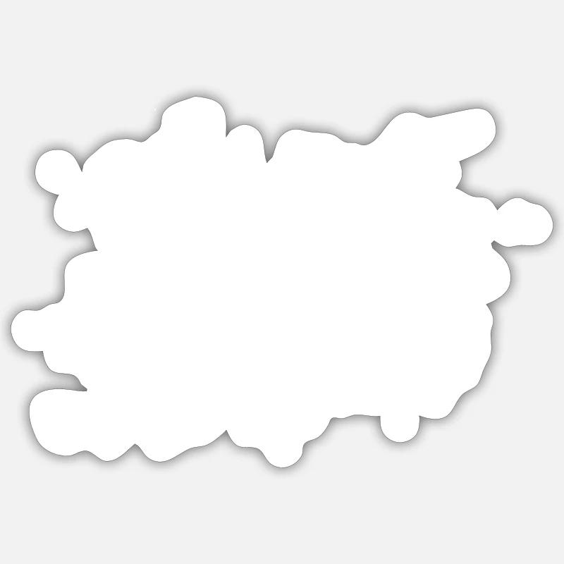 J’adore Tirana - Sticker taille S (10 x 10 cm) - blanc mat