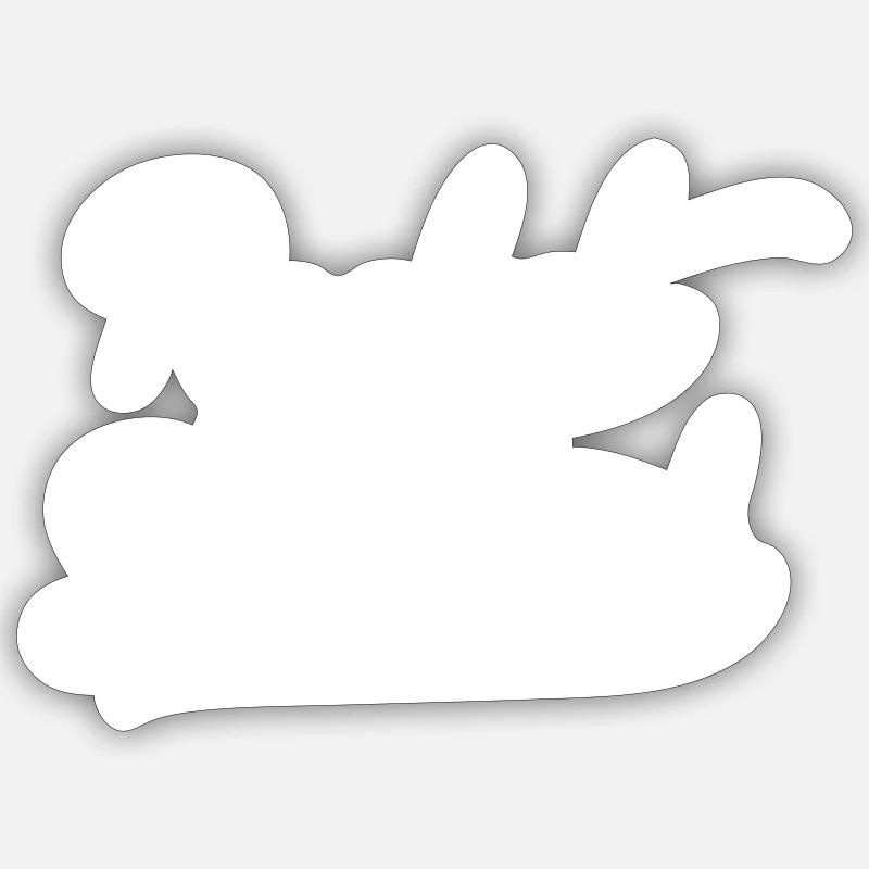 Rocket Science - Sticker size S (10 x 10 cm) - white matte