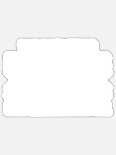 Baggerfahrer Job Baumaschine Geschenk - Sticker Größe S (10 x 10 cm) - Mattweiß