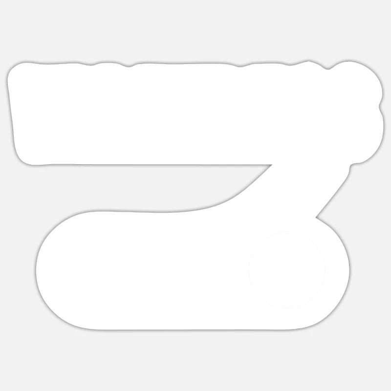 On waitress als kellner oder Kellnerin Sticker Größe S (10 x 10 cm)