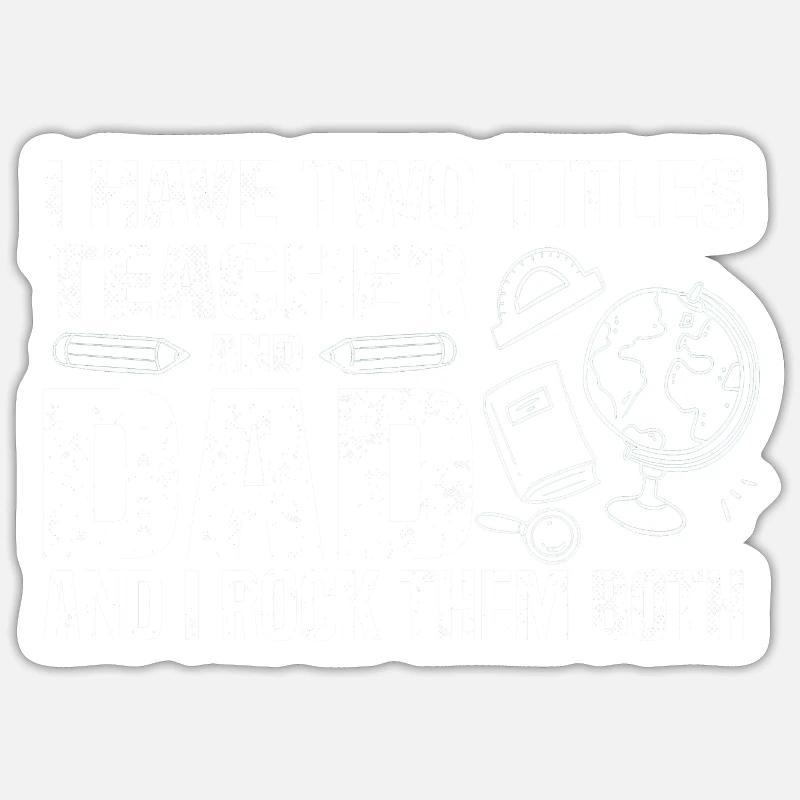 Lehrer Sticker Größe S (10 x 10 cm)