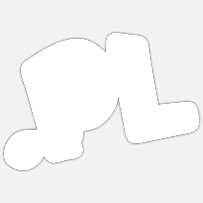 Pologne Code internet du pays Sticker taille S (10 x 10 cm)