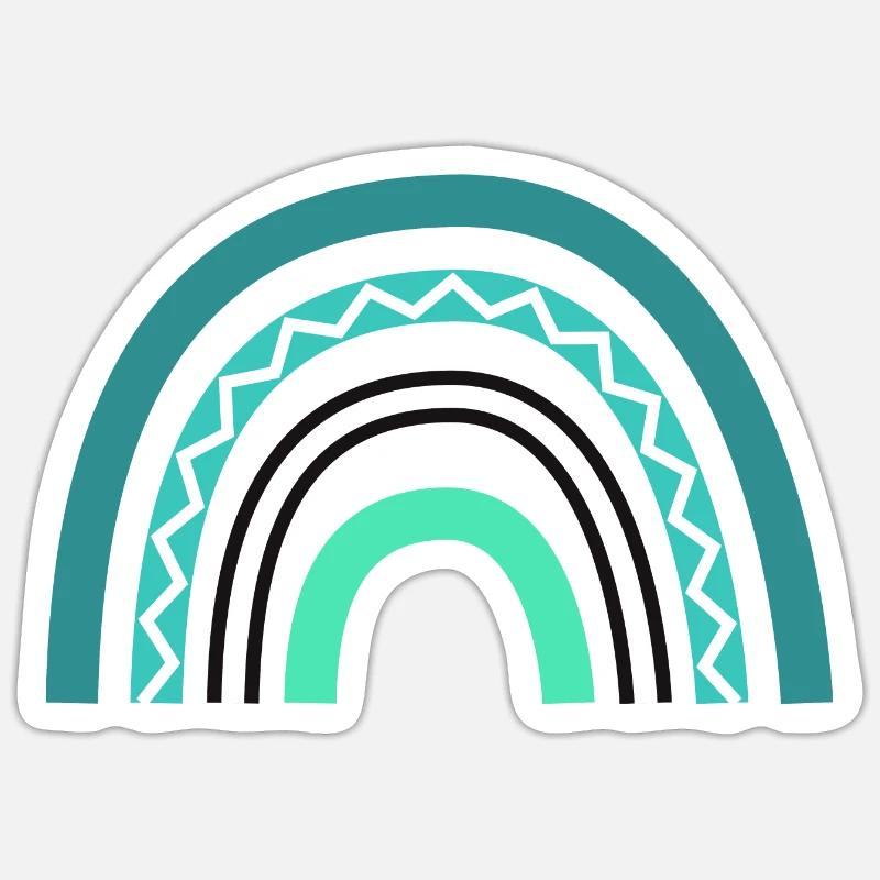 Regenbogen Sticker Größe S (10 x 10 cm)