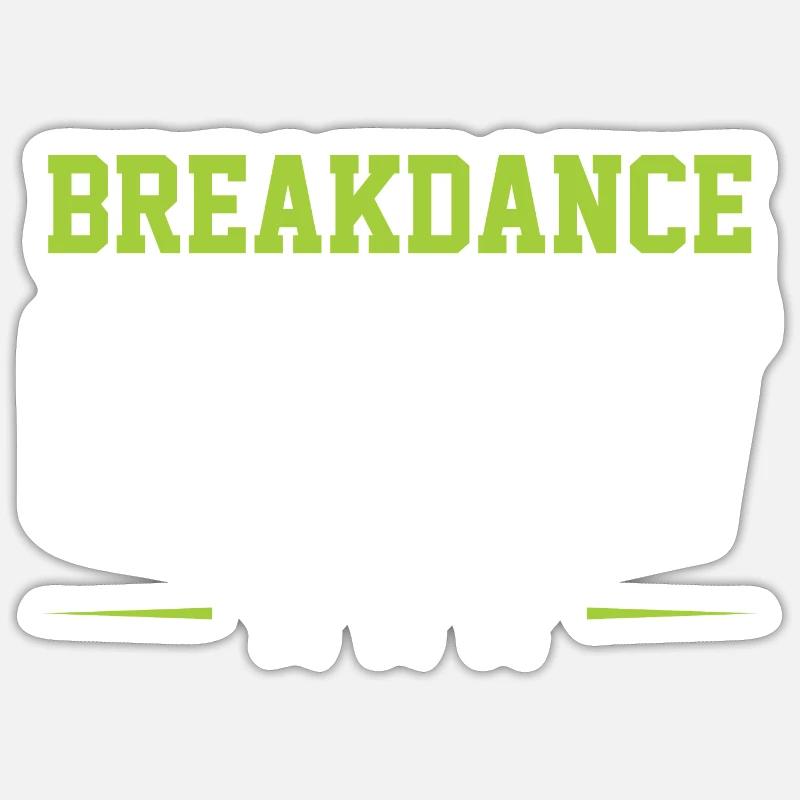 Équipe de breakdance Sticker taille S (10 x 10 cm)