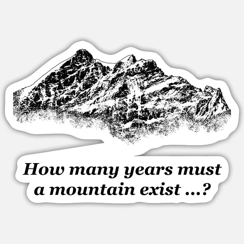 Dylan - Mountain Sticker size S (10 x 10 cm)