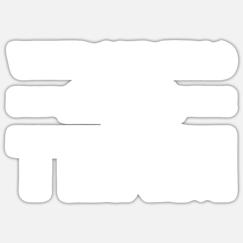 Windsurfing Team - Sticker Größe S (10 x 10 cm) - Mattweiß