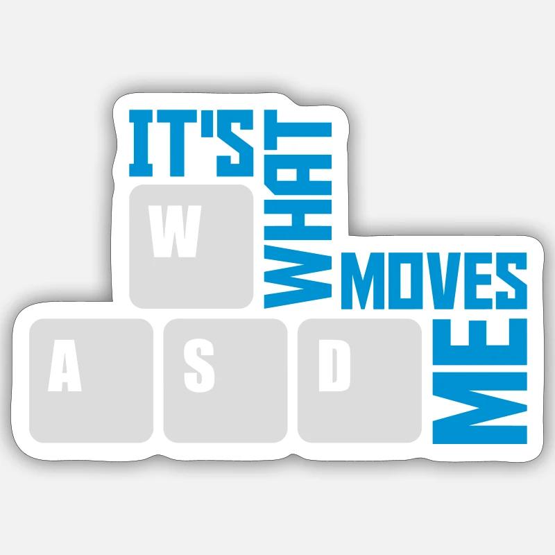 c’est ce qui m’émeut Sticker taille S (10 x 10 cm)