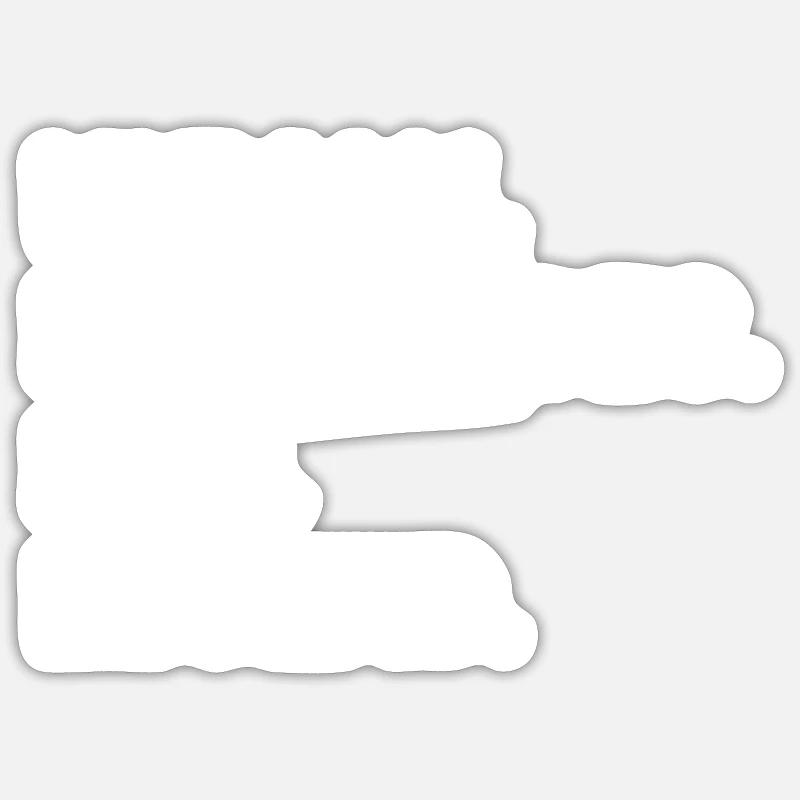 Human resources Dad legend - Sticker size S (10 x 10 cm) - white matte