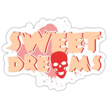 Creepy Movies Horror Movie Scary Movie Gift - Sticker size S (10 x 10 cm) - white matte - Front